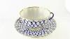 Russian Imperial Lomonosov Porcelain Tea Set Cobalt Net 6/14 Gold Blue New Bone